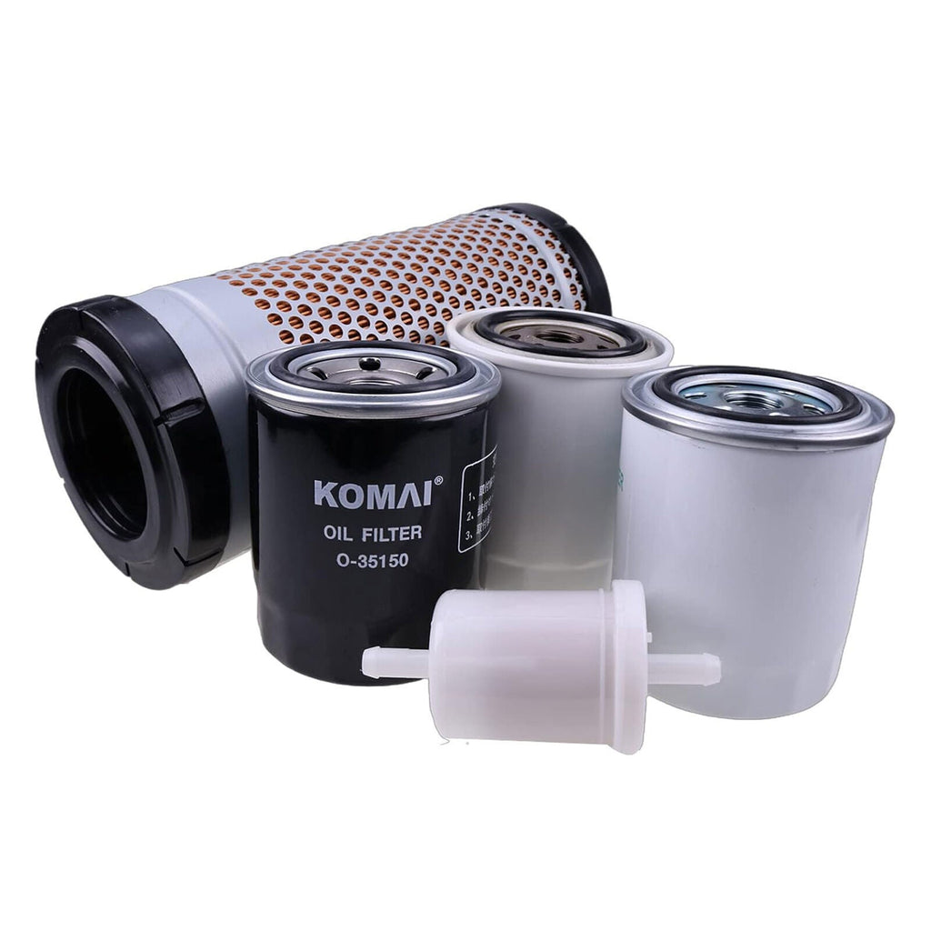 Filter Kit Compatible with Kubota RTV1140CPX with D1105-E3 Engine