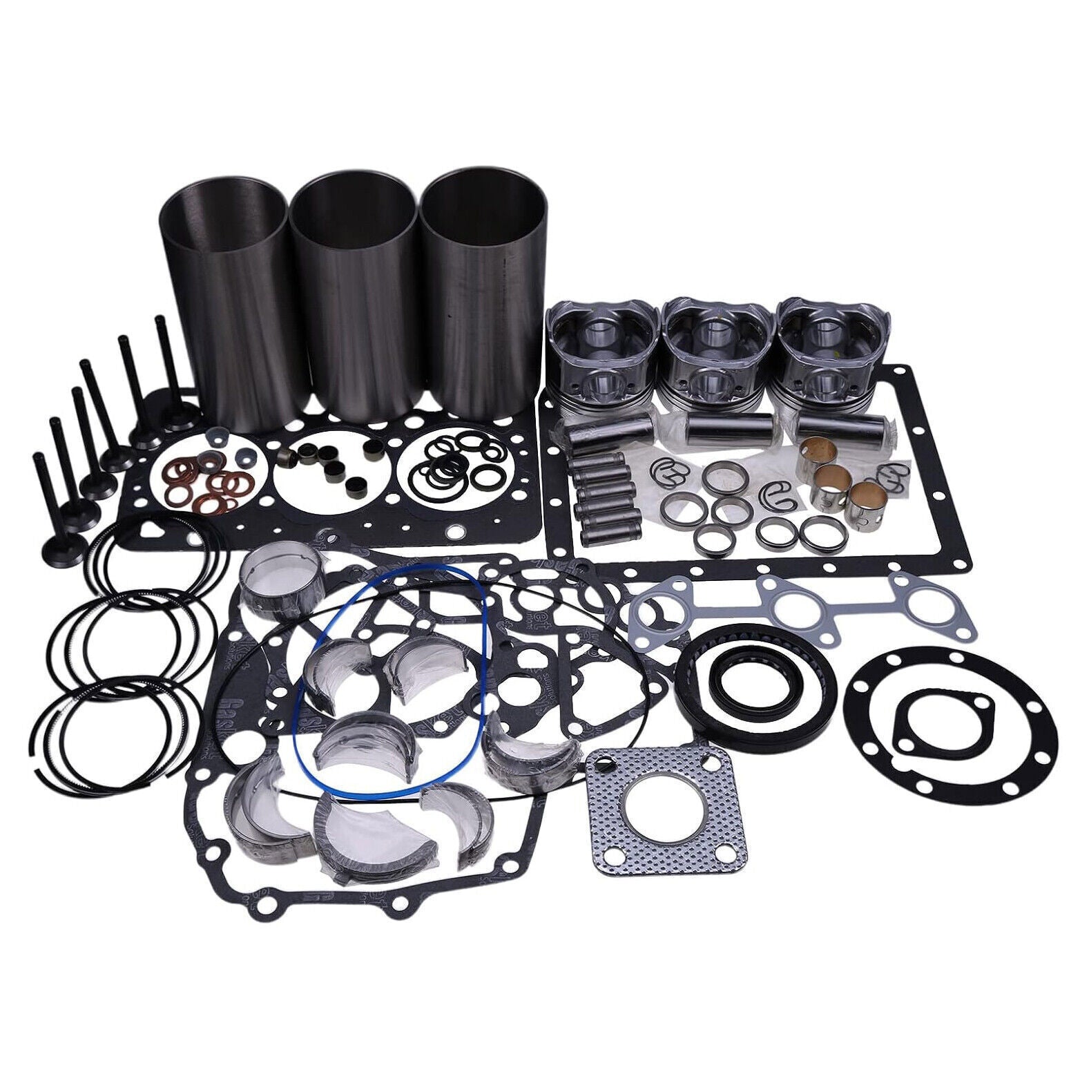 D1105 Overhaul Rebuild Kit Compatible with Kubota 3 Cylinder RTV1100 RTV1100CW9