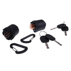 2PCS 5 Terminals 3 Positions Ignition Switch 430-706 with 2 Keys For AYP 140399