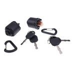 2PCS 5 Terminals 3 Positions Ignition Switch 430-706 with 2 Keys For AYP 140399
