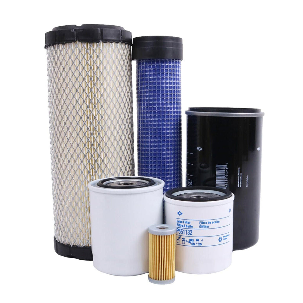 Maintenance Filter Kit 84475542 Kit for New Holland Compact Tractors TC25D