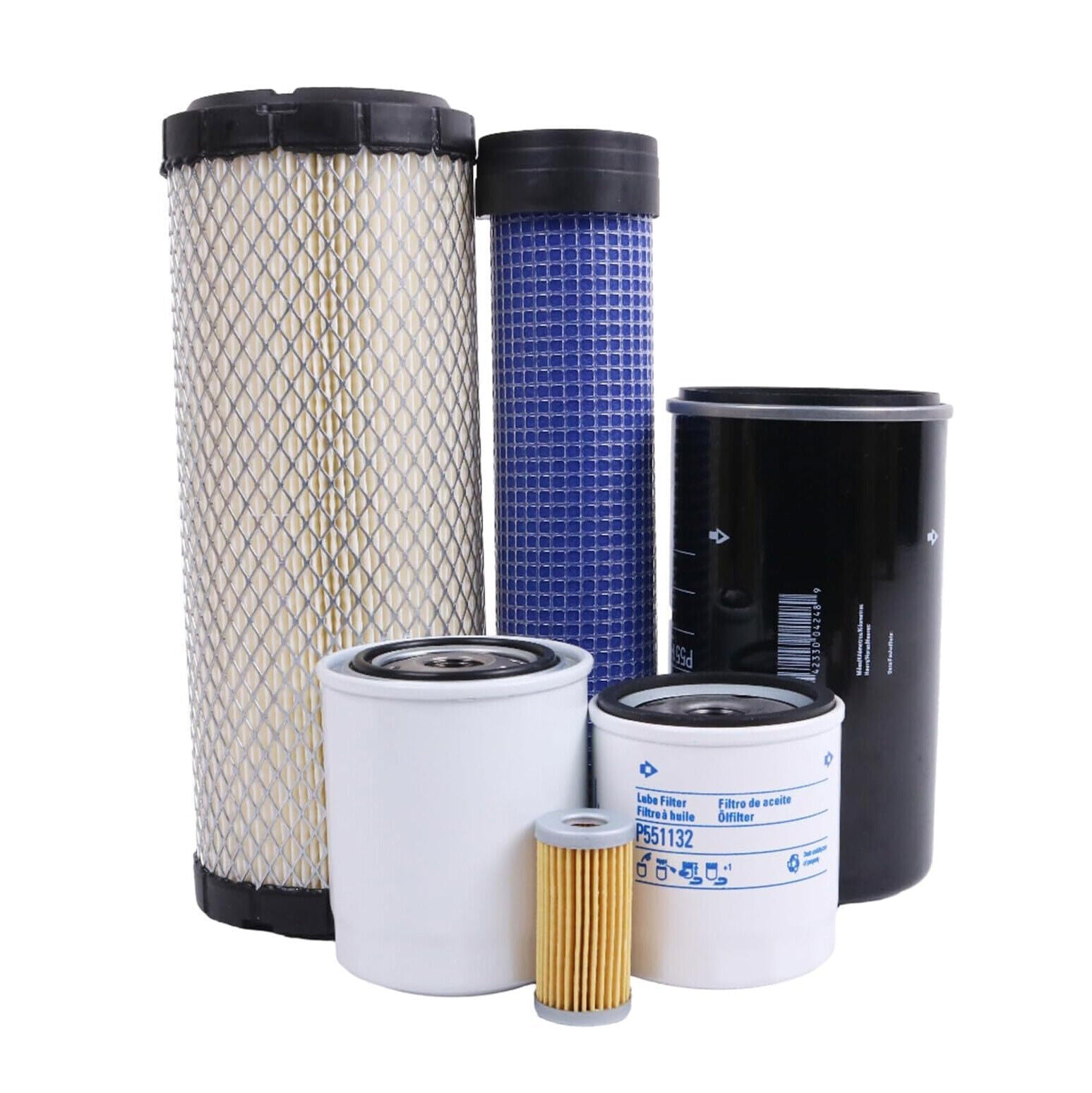 Maintenance Filter Kit 84475542 Kit for New Holland Compact Tractors TC25D