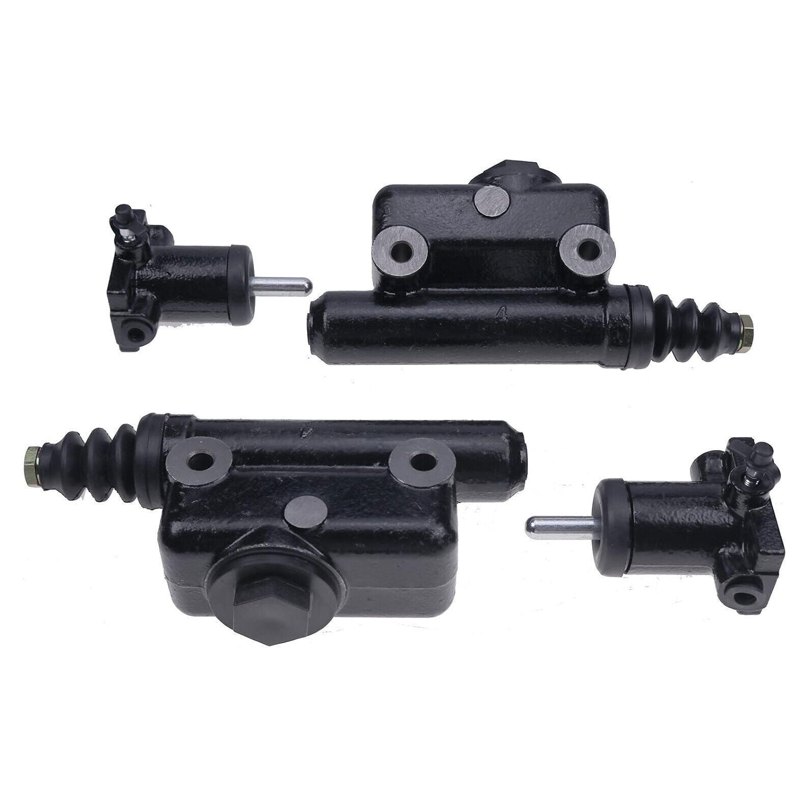2X L25419 Brake Master & Slave Cylinder Kits Compatible with Case 430 470 480