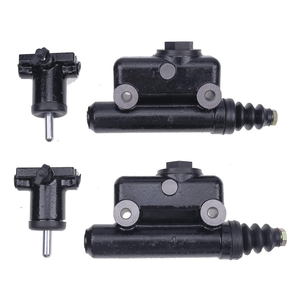 2X L25419 Brake Master & Slave Cylinder Kits Compatible with Case 430 470 480