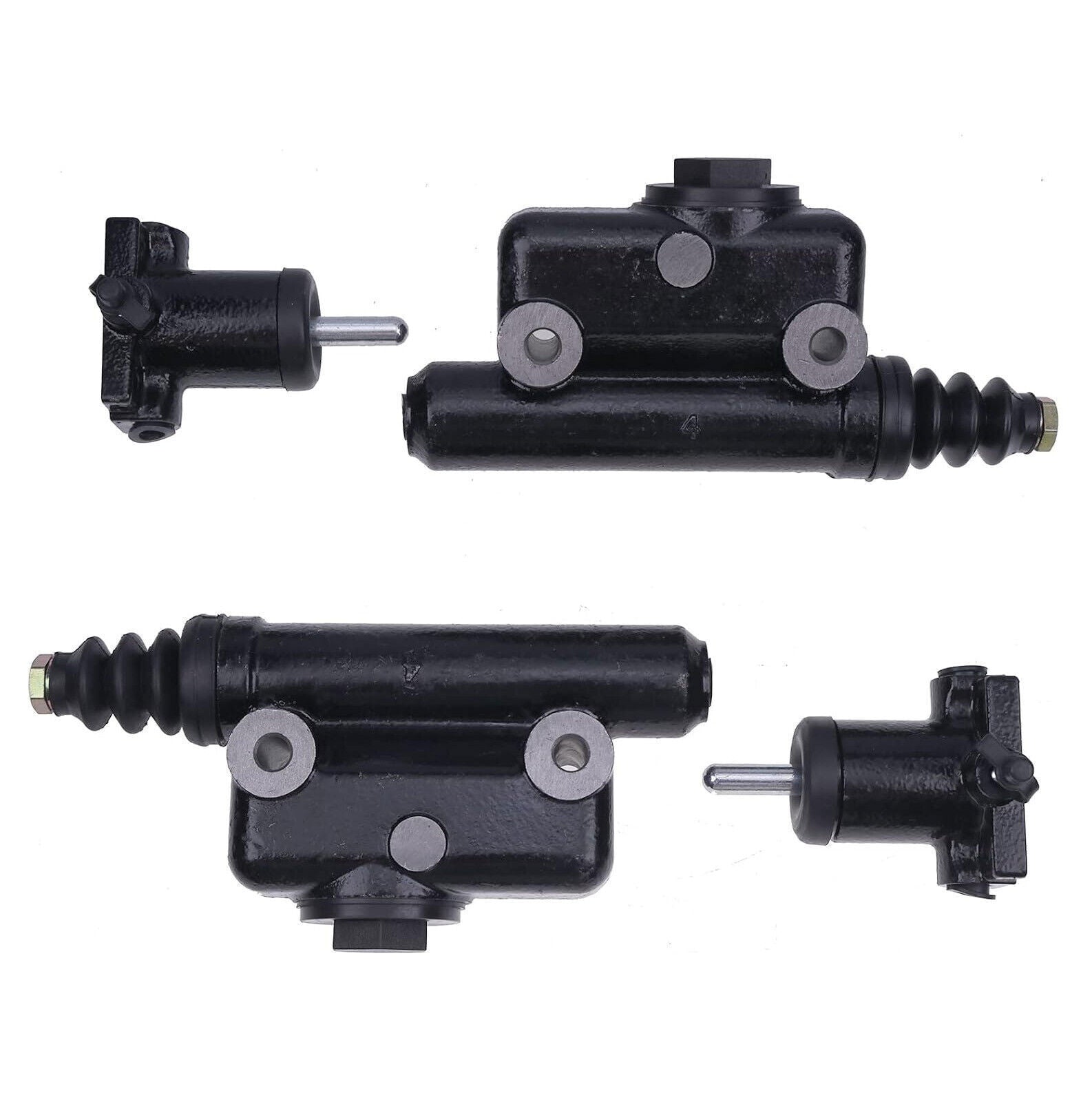 2X L25419 Brake Master & Slave Cylinder Kits Compatible with Case 430 470 480