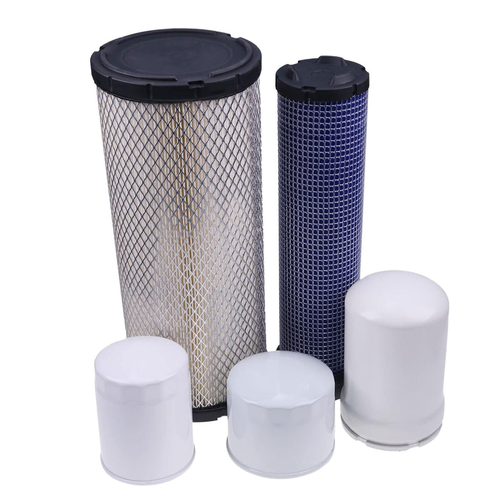 Filter Kit HH1C0-32430 Compatible with Kubota SVL75-2