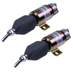 2PCS SA-4269-24 Fuel Shutoff Solenoid For Komatsu PC60-7 PC128 PC138 PC75UU-3