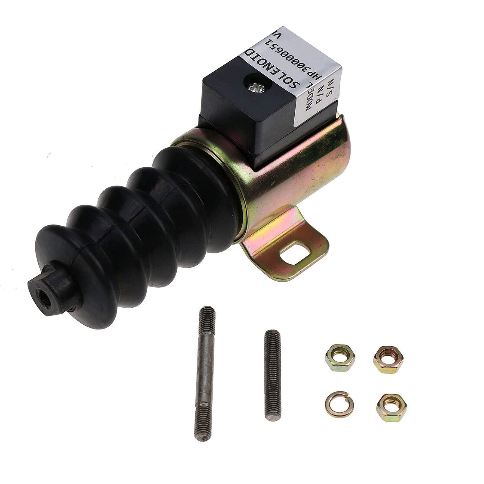 12V Pull Push DC Solenoid RP2307B 40700092 For Murphy 3-Terminals Parts Engines