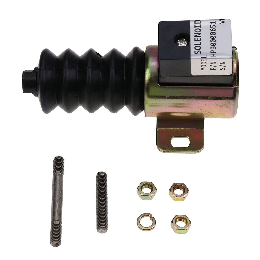12V Pull Push DC Solenoid RP2307B 40700092 For Murphy 3-Terminals Parts Engines