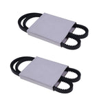 2PCS New Fan Belt 6669034 for Bobcat 751 753 763 773 S130 Skid Steer Loader