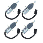 4PCS Fuel Shut Down Solenoid SA-4026-12 For Cummins 5.9L & 8.3L Diesel Engines
