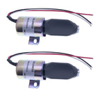 2X Fuel shut off Solenoid SA-3786 1753ES-12E6ULB1S1 For Kubota Engine 21HP 91-05