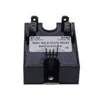 New Dual Solid State Relay Turn On SSR 4-15VDC Input 280VAC 40A D2440D-10