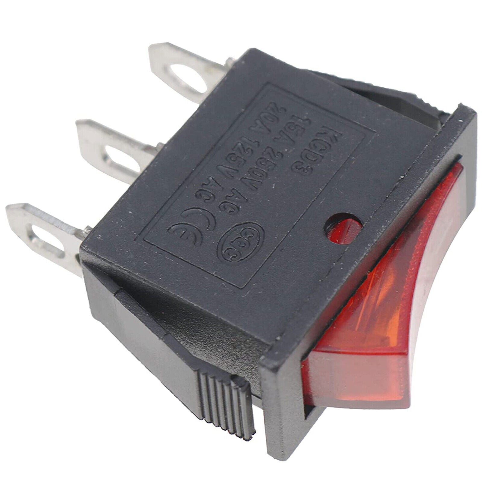 New 4PCS 120 Volt Rocker Switch Lighted On Off 120927-24 For FMI Desa Electric