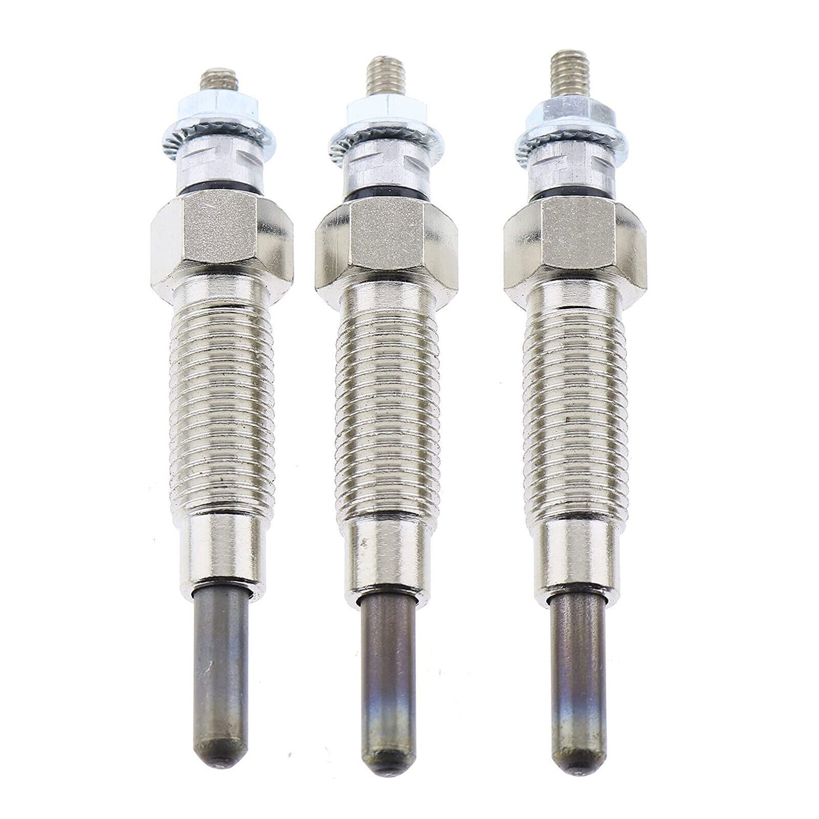 3X Glow Plug 15221-65510 For Bobcat 743 643 645,743B Kubota V1402 V1702 V1902