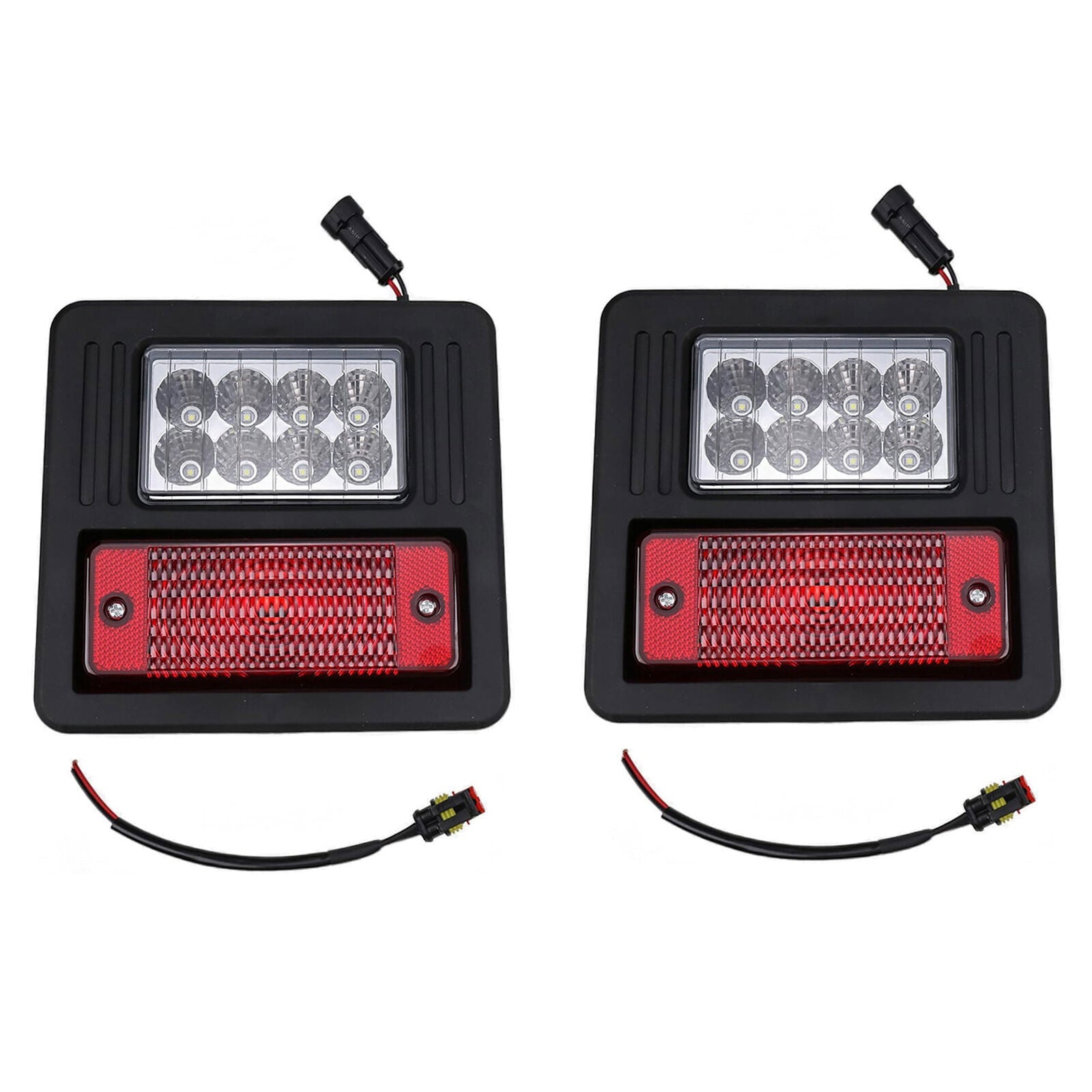 2PCS Tail Light Lamp Assembly 6670284 For Bobcat 751 753 763 773 863 873 883 963