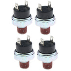 4PCS Oil Pressure Switch 0C3025 For Generac Replaced 0G6820 10 PSI 1/4-18 NC
