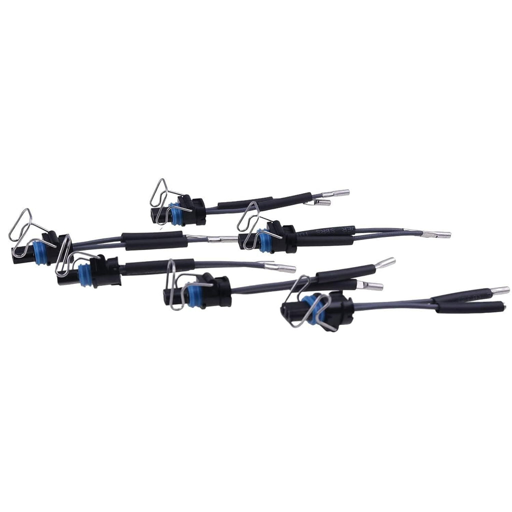 6X Fuel Injector Wiring Harness 3669748 For Caterpillar Engine 3126 3126B 3126E