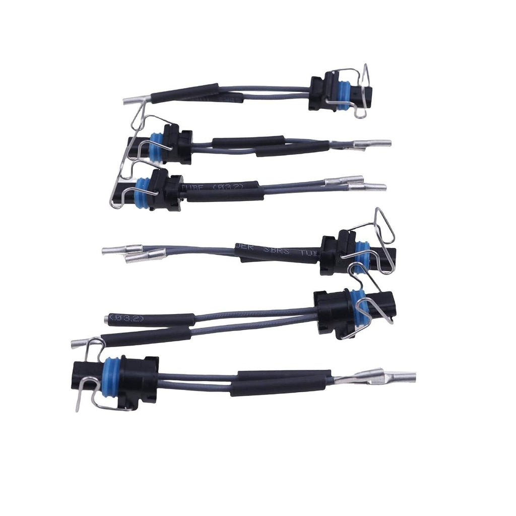 6X Fuel Injector Wiring Harness 3669748 For Caterpillar Engine 3126 3126B 3126E