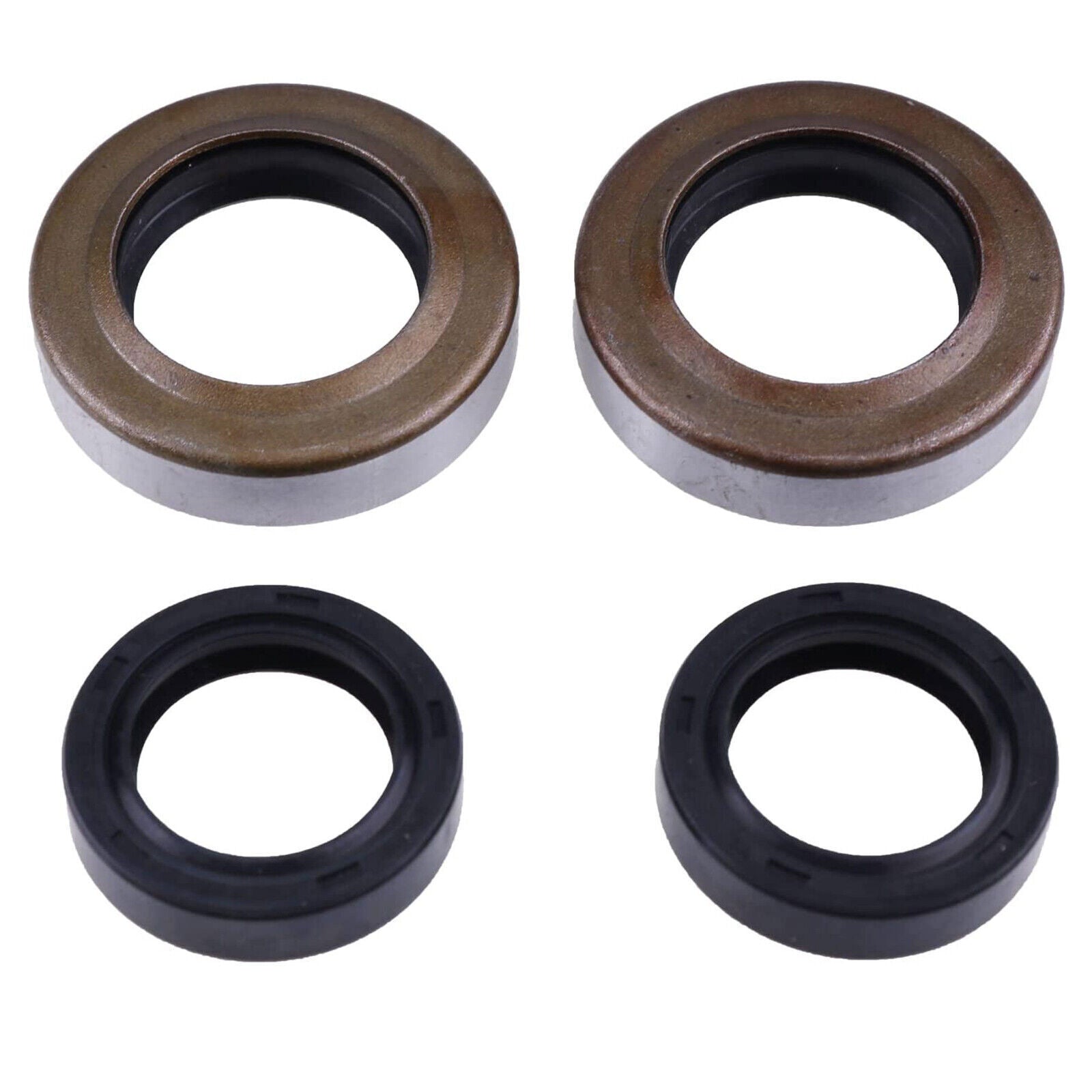 2 Sets Axle Seals & Tine Oil Seals GW-9618 GW9621 For Troy Bilt Horse Tillers