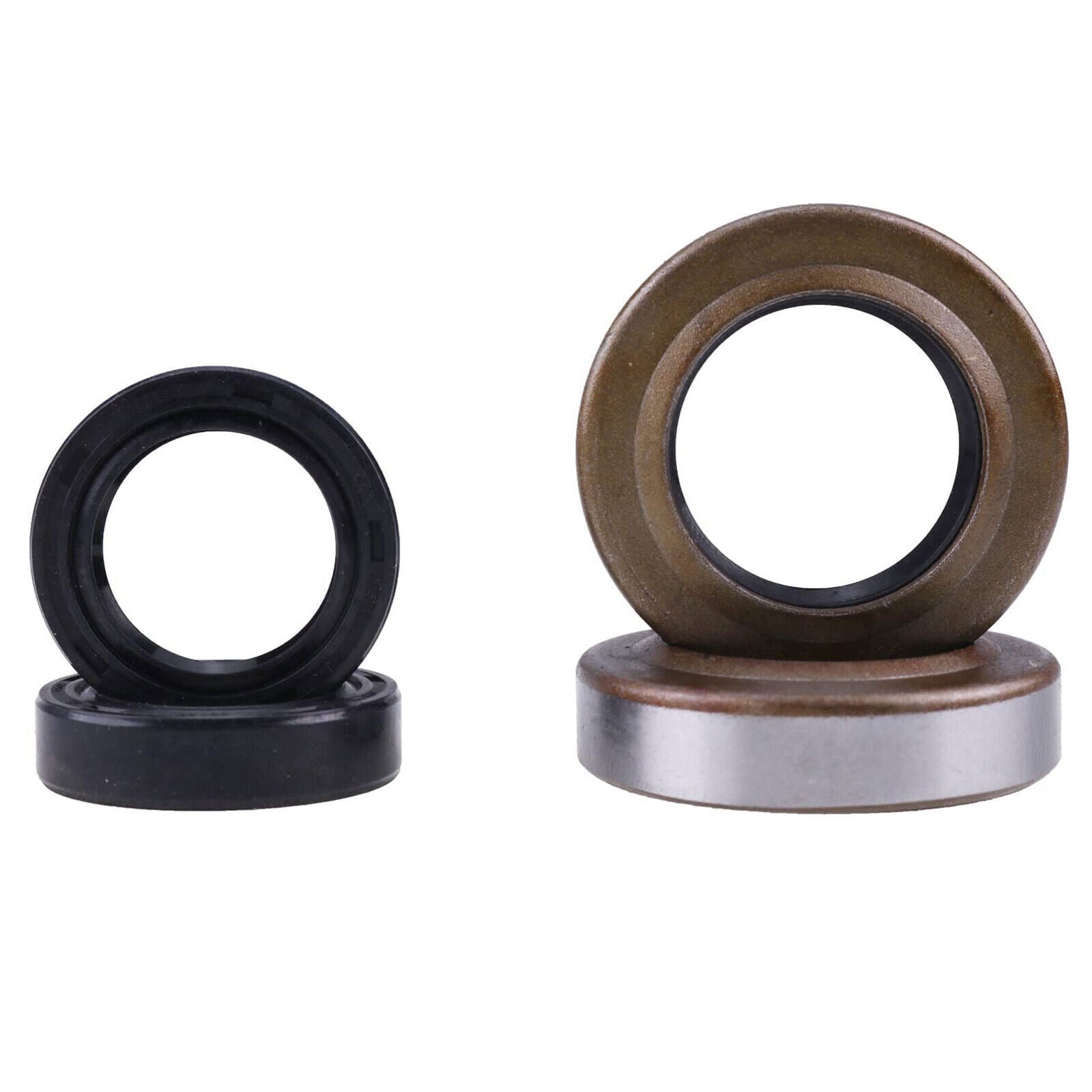 2 Sets Axle Seals & Tine Oil Seals GW-9618 GW9621 For Troy Bilt Horse Tillers