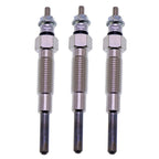 3X Glow Plug 32A66-03102 For Mitsubishi S3L S3L2 Engine Forklift Compact Tractor