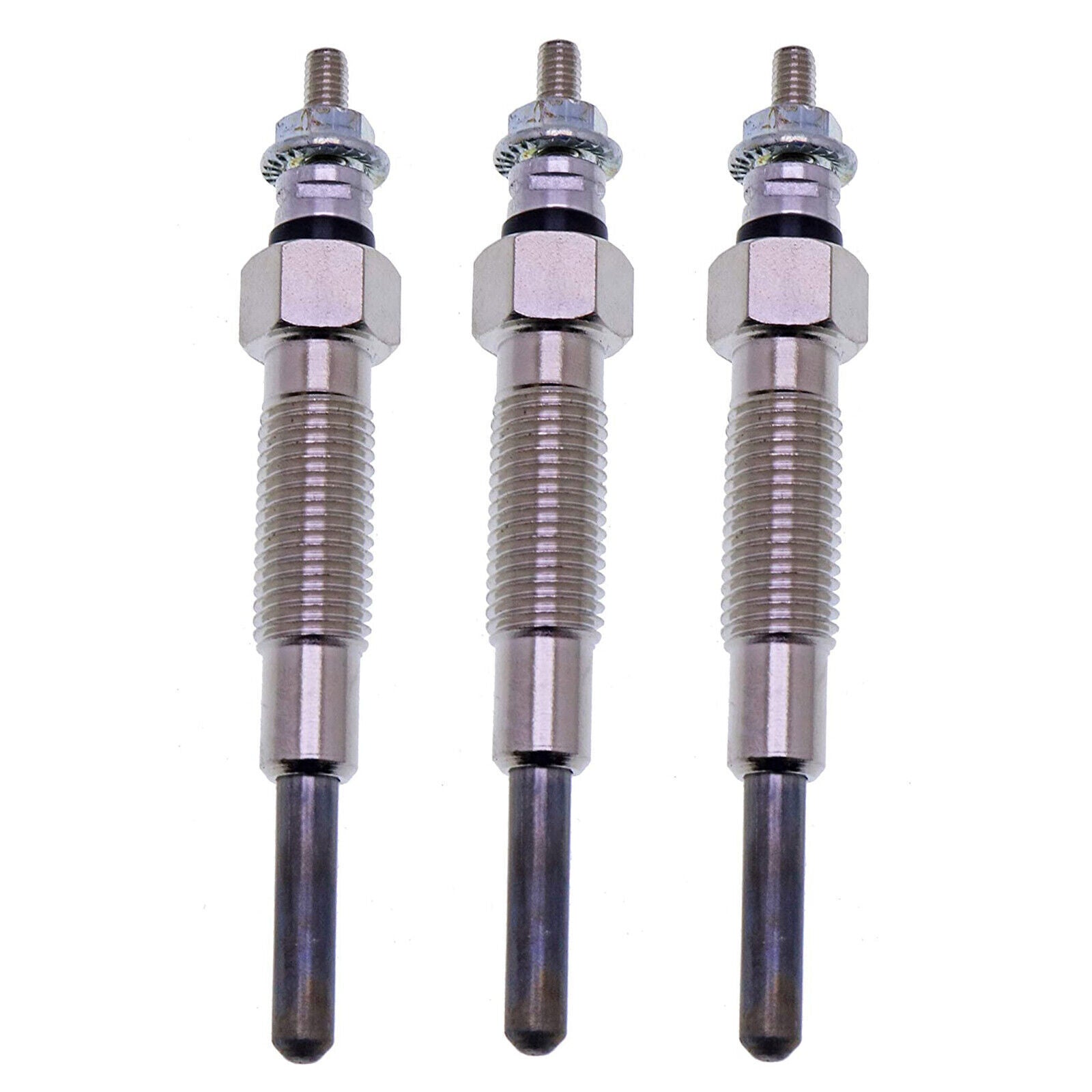 3X Glow Plug 32A66-03102 For Mitsubishi S3L S3L2 Engine Forklift Compact Tractor