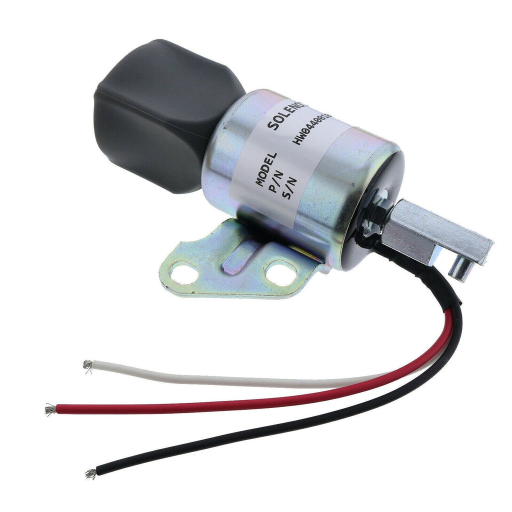 12V Fuel Shutoff Solenoid 1E231-60011 For Kubota V2203 D722 D902 Z482 Engine