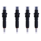 4X Fuel Injector 3800672 0432133838 For Cummins 5.9L B-Series IVECO Bosch Engine