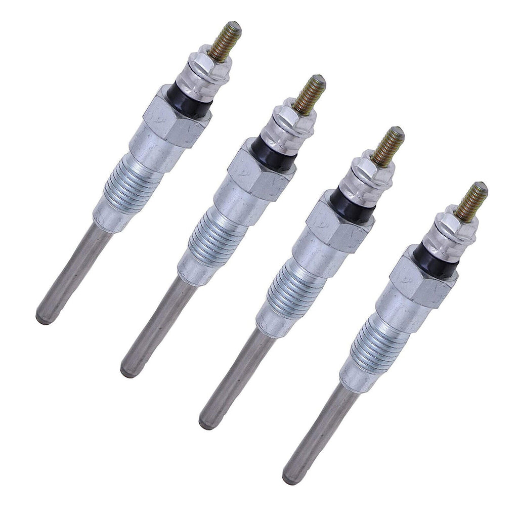 4X 6655233 Glow Plug For Kubota Tractor R510 R520 R520S KX121-2 KX121-2S KX161-2