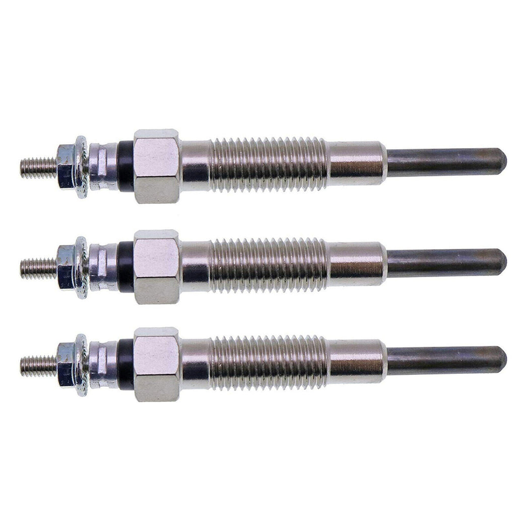 3X 32A66-03100 Glow Plug For Mitsubishi S3L S3L2 Engine Forklift Compact Tractor