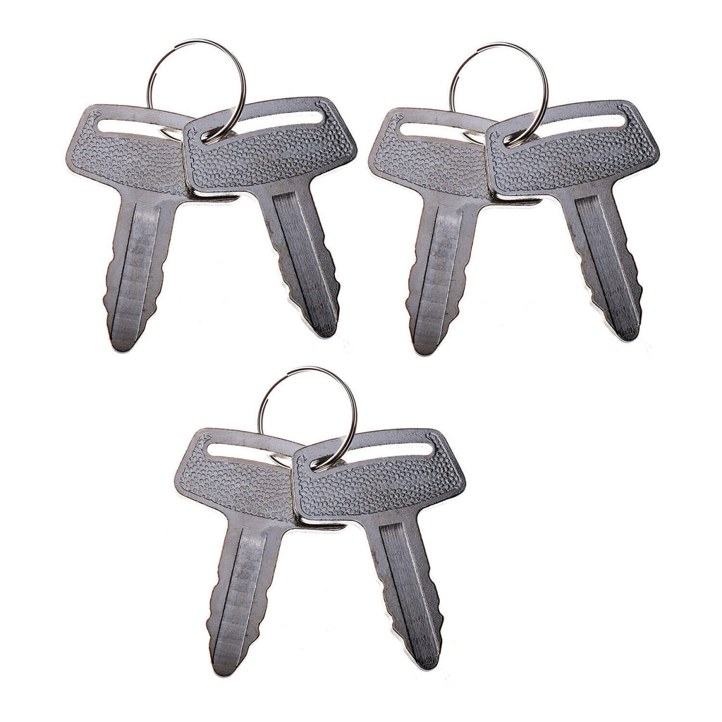 6X RC101-53630 Ignition Keys for Kubota K-008 KX101 KX121 KX151 KX61-2 KX91-2