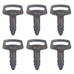 6X RC101-53630 Ignition Keys for Kubota K-008 KX101 KX121 KX151 KX61-2 KX91-2