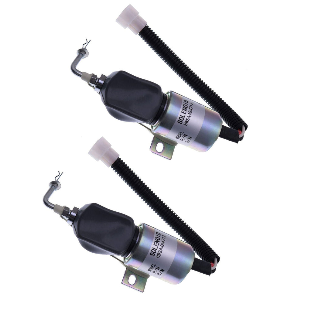 2PCS Fuel Shutoff Solenoid 1751ES-12E7UC5B1S1 For Tractor Woodward 1700 Series