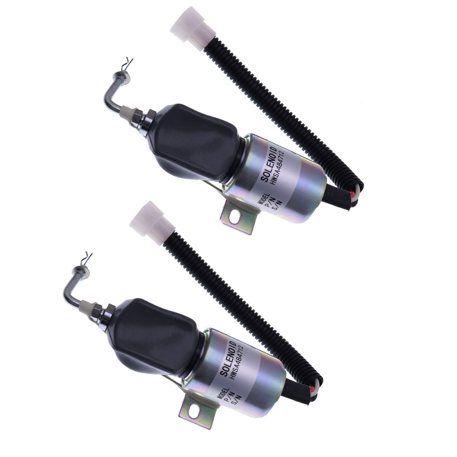 2PCS Fuel Shutoff Solenoid 1751ES-12E7UC5B1S1 For Tractor Woodward 1700 Series
