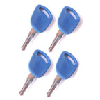 4X Ignition Keys 82030143 For Ford New Holland Tractor T5030 T5060 T6.125  TL90A