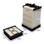 Air Filter Kit 7221934 7286322 For Bobcat T450 T550 T590, T595 T630 T650 T870