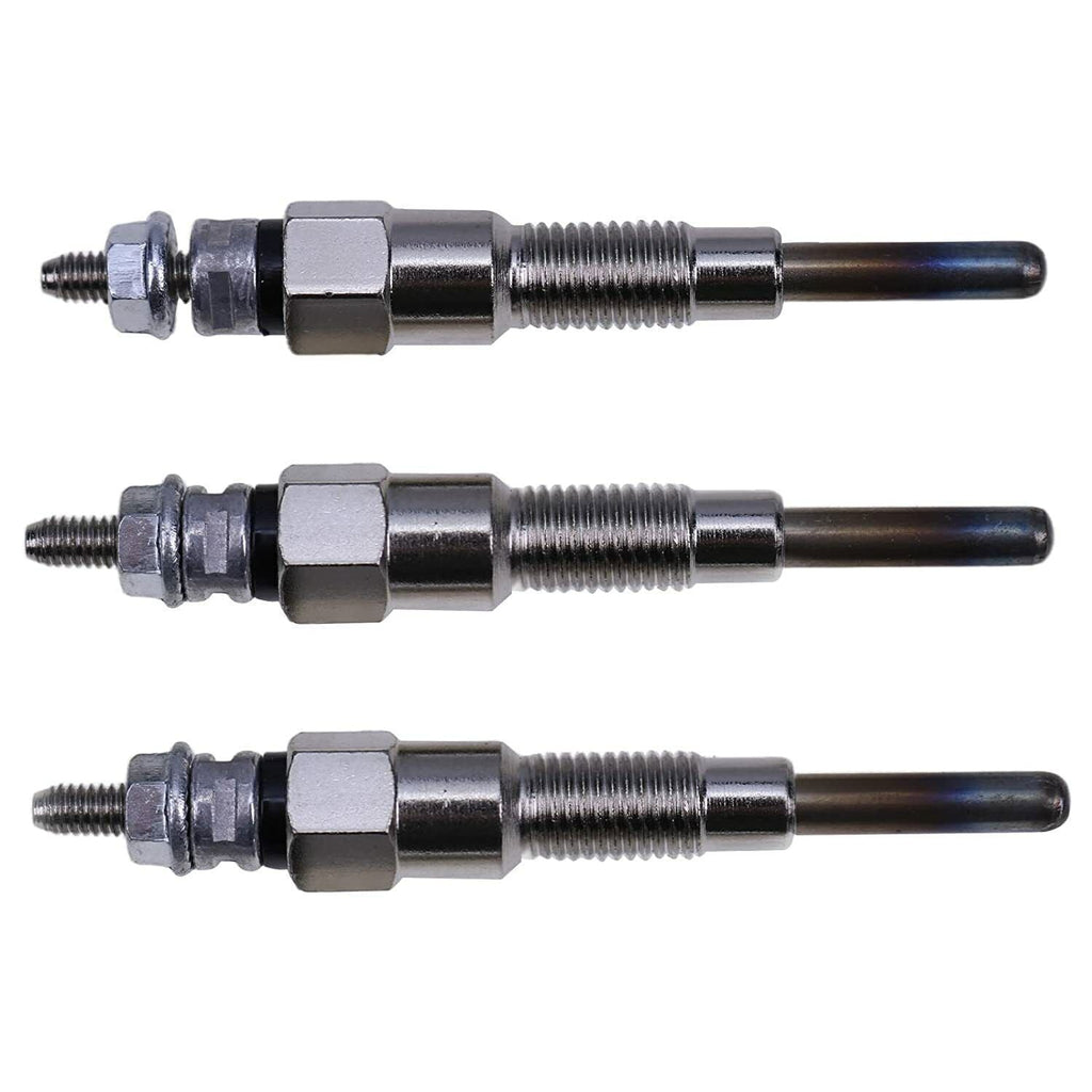 3X Glow Plug 16851-65510 16851-65512 for Kubota Engine D722/902/905 V1505 V1305