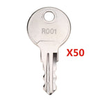 High Quality 50PCS R001 RV Keys 230012 For Southco RV Camper Trailer Key R001