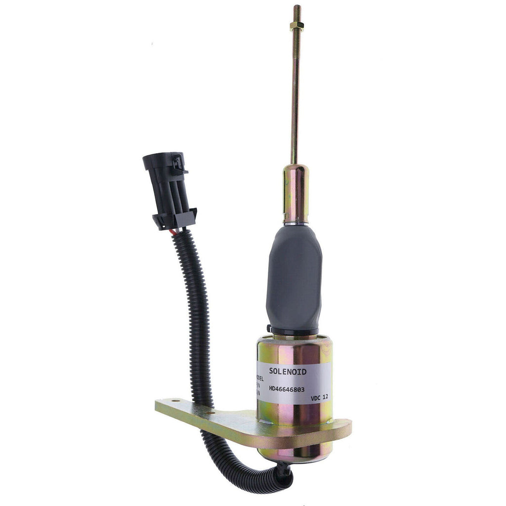 24V 1823723C91 Diesel Fuel Shut Off Solenoid Valve for DT466E Engine Woodward
