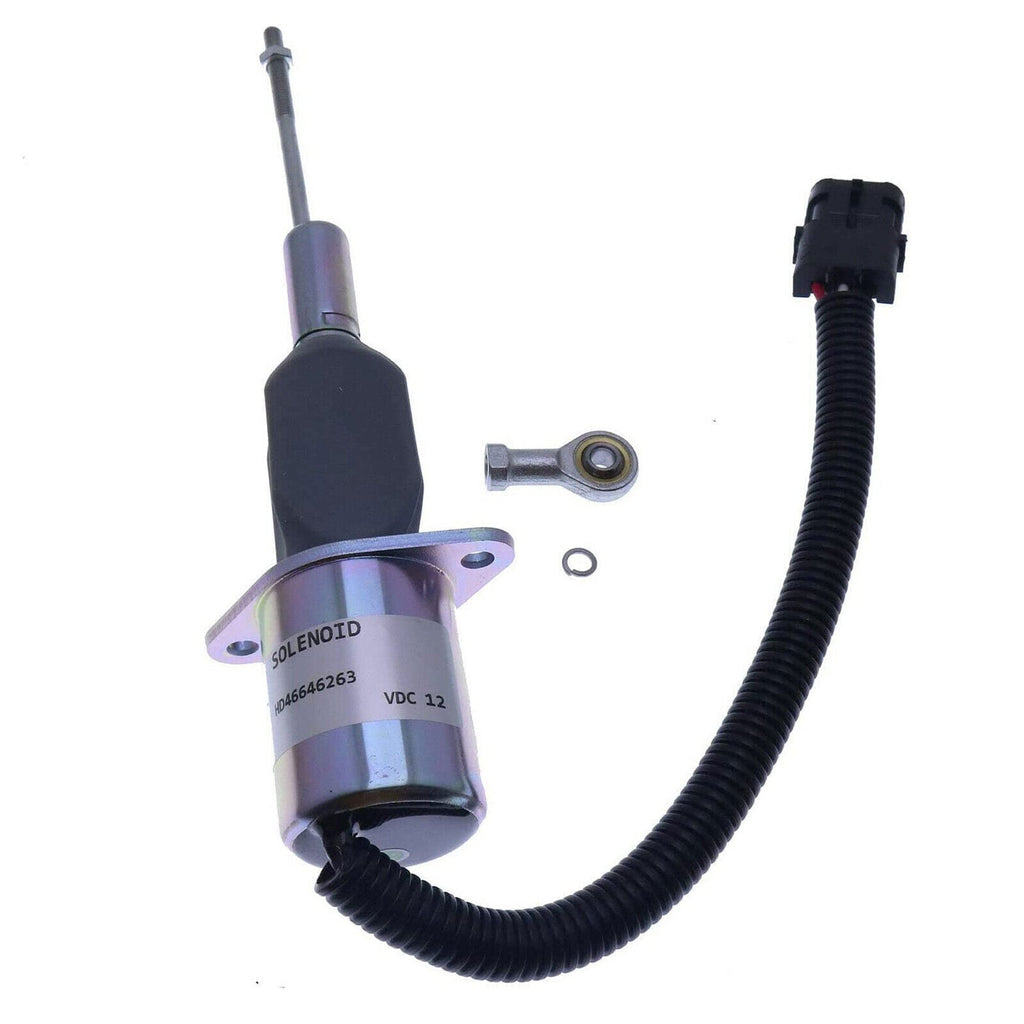 New Fuel Shutoff Solenoid RE53507 For John Deere 4955 4560 4760 4960 644G Loader
