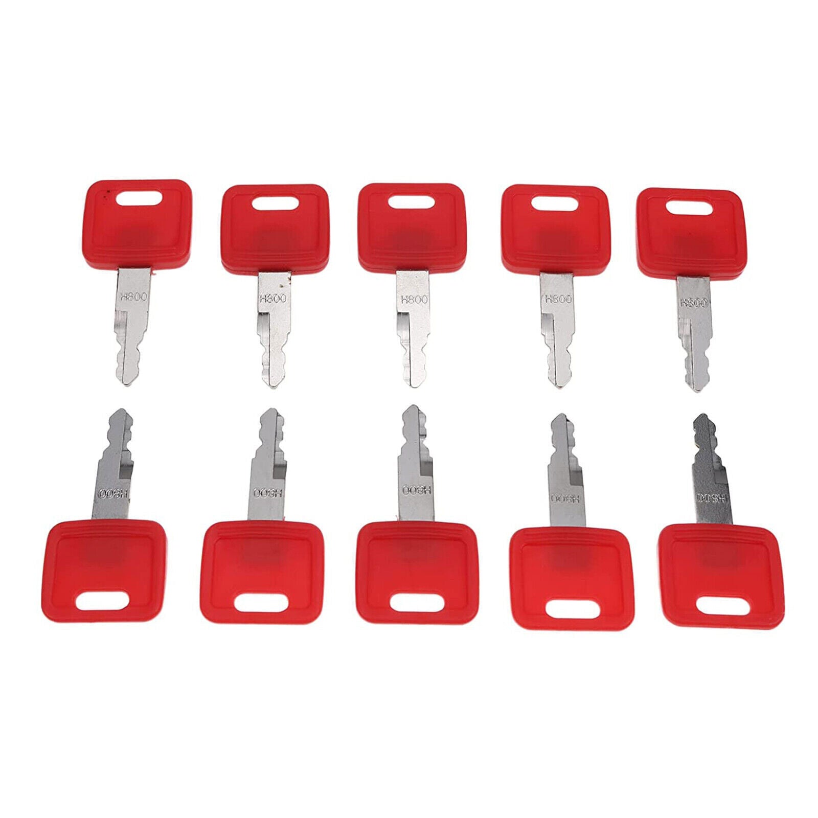 10X H800 Keys AT194969 AT147803  for Hitachi John Deere Case Dozer New Holland