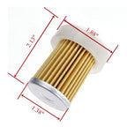4PCS Fuel Filter 6A320-59930 For Kubota RTV900G,RTV900G6,RTV900R6,RTV900R-SD/R