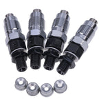 4X New Fuel Injectors 6454-53900 For Kubota V2203 V2003 D1703 L3710 L3940 L4200