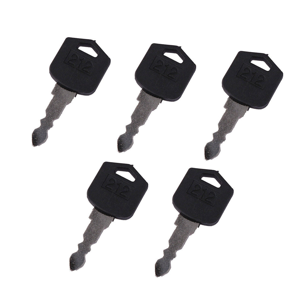 5X D554212 Ignition Keys For Doosan Daewoo Forklift D25 D35 G25 G35 Skid Steer