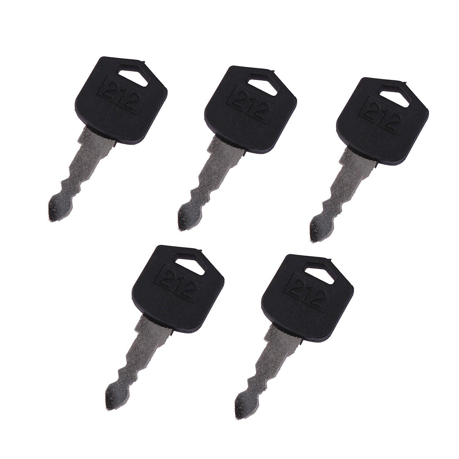 5X D554212 Ignition Keys For Doosan Daewoo Forklift D25 D35 G25 G35 Skid Steer