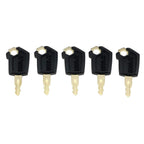 5X Ignition Keys with Key Chain 5P8500 For Caterpillar CAT Heavy Equipment