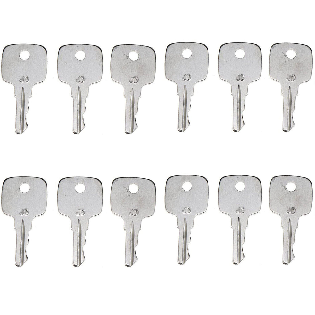 12X Key for John Deere Backhoe Loader 310J 325J 410J 710J L 310L 410L  410K 310K