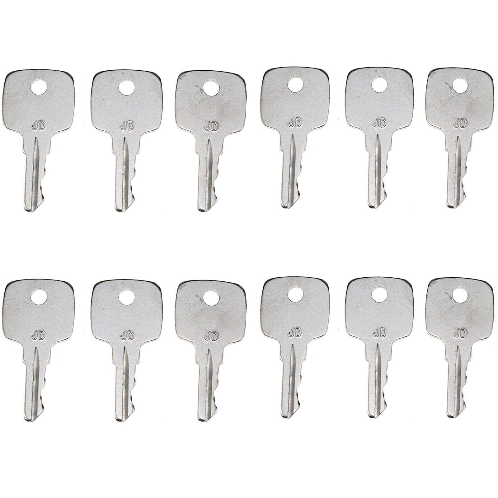 12X Key for John Deere Backhoe Loader 310J 325J 410J 710J L 310L 410L  410K 310K