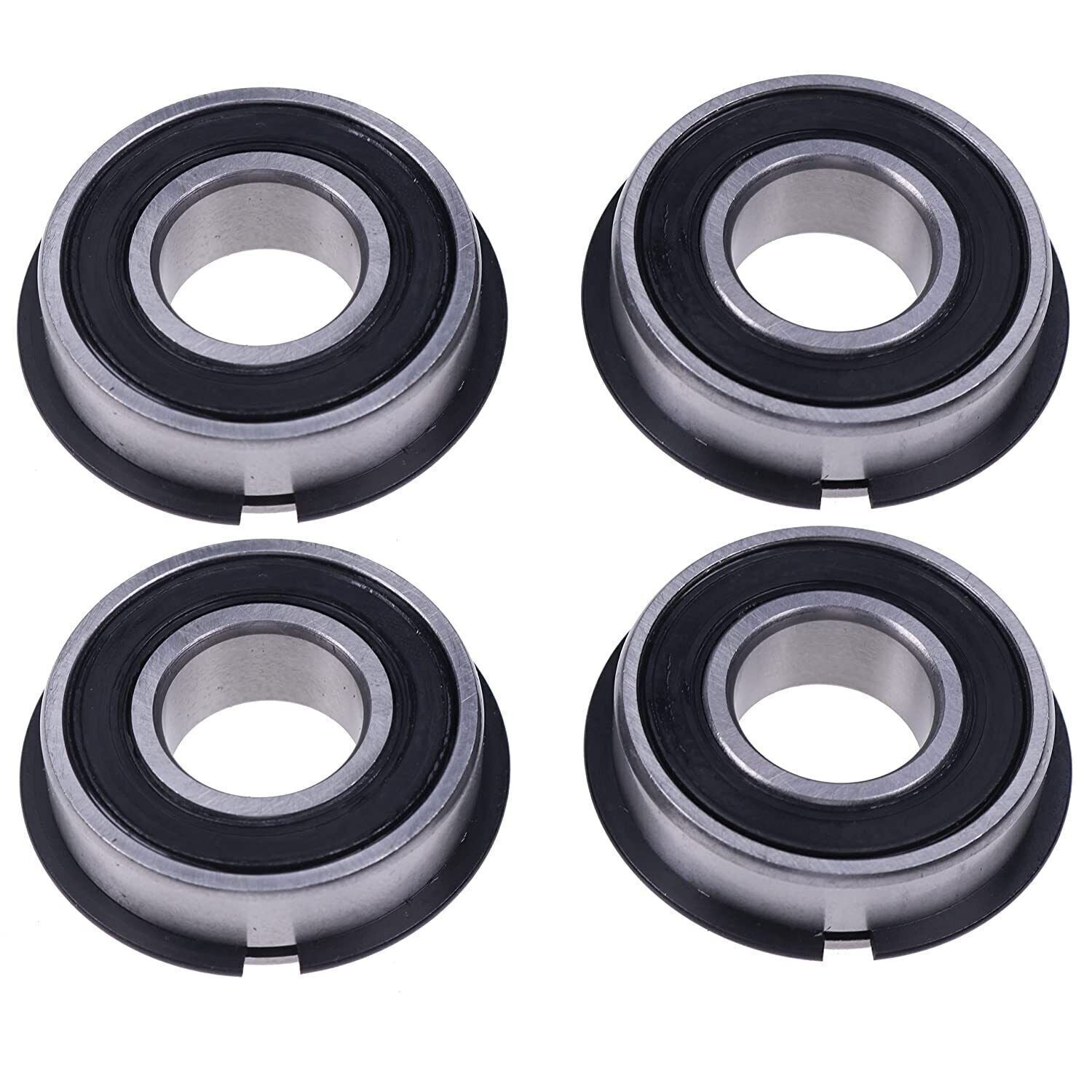 4PCS Front Wheel Bearings For Bad Boy Mower 022-7009-00 with Hi-Temp Grease
